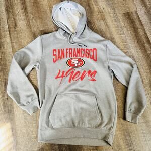 San Francisco 49ers grey Hoodie Small NFL Football 49ers